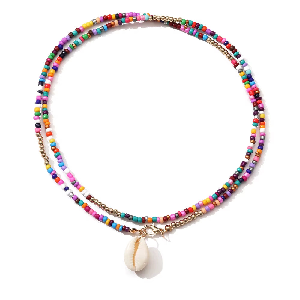 Bead & Shell Necklace