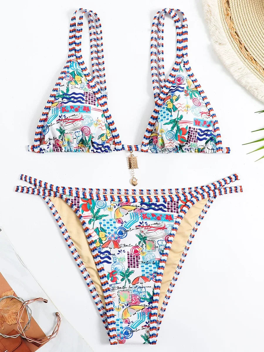 Tropical Blossom Bikinis