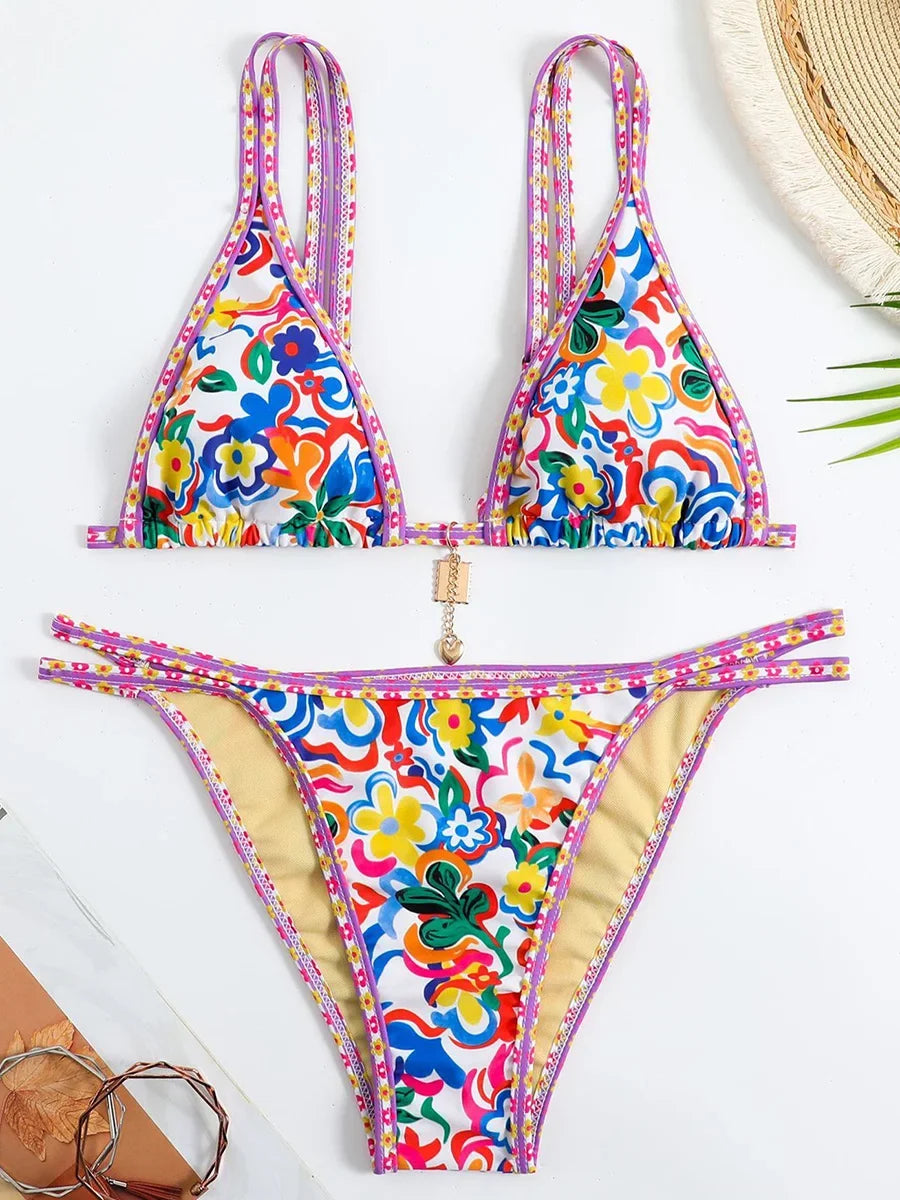 Tropical Blossom Bikinis