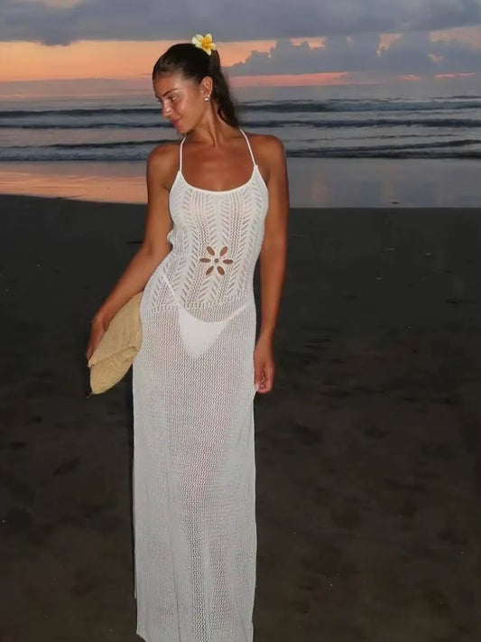 Tropical Knit Beach Dresses