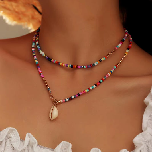Bead & Shell Necklace